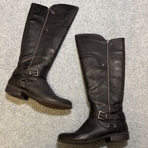 Guess Tall Black Riding Boots